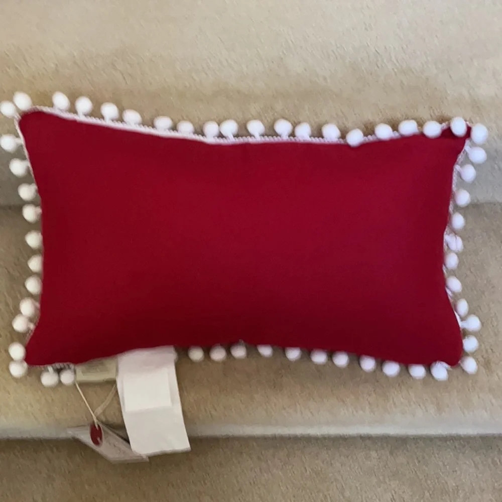 Holiday dachshund pillow